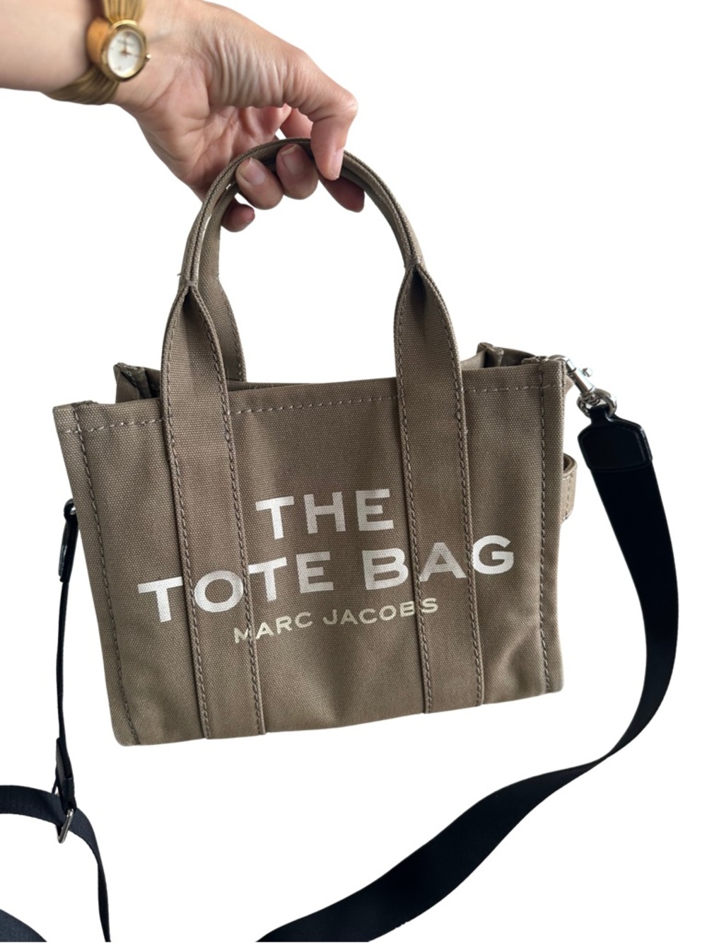 Marc Jacobs The Tote Bag | Small Canvas | Taupe | Like New